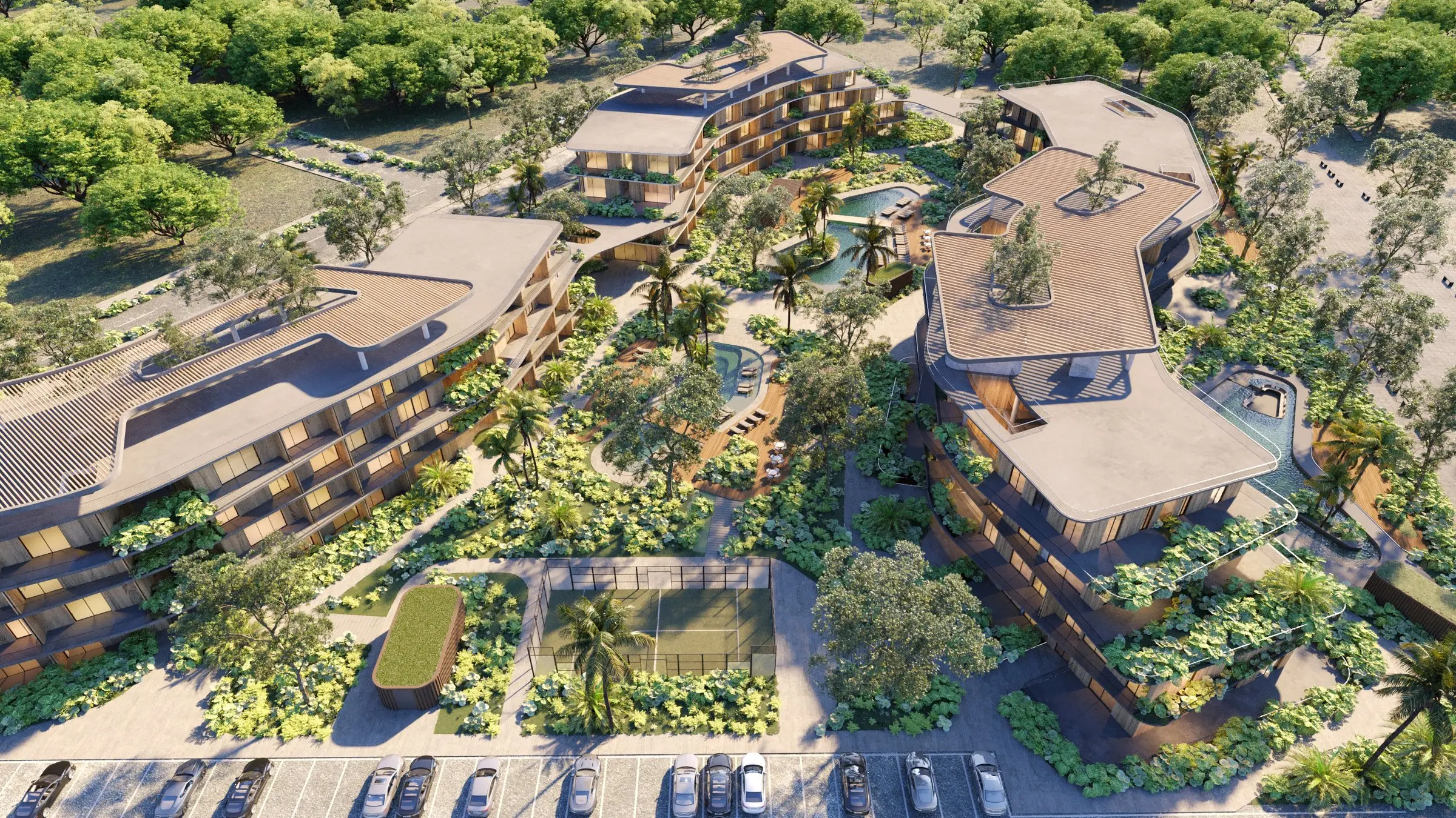 Vista aérea de Momentum Residences